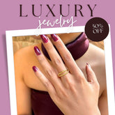 Sleek Layered Golden Finger Ring