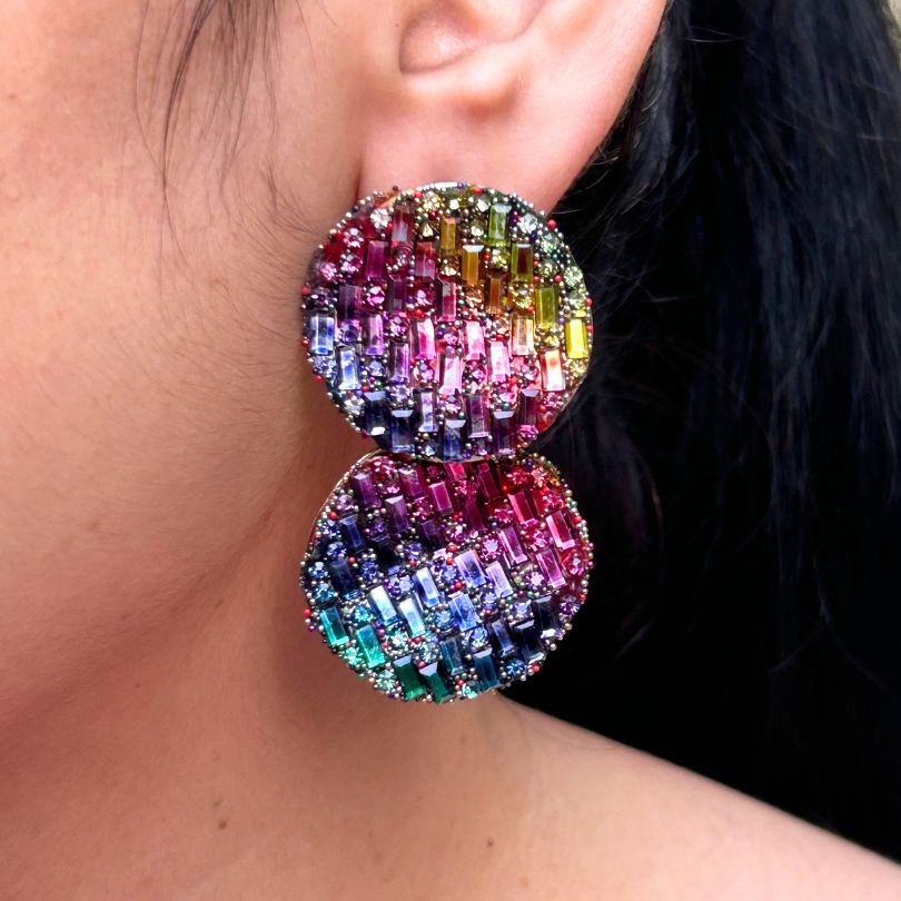 Bling Blogger Multi Layered Earrings