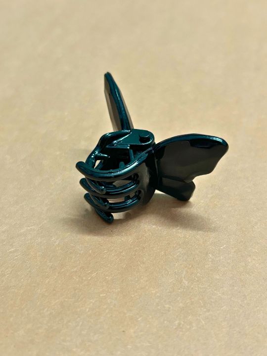 Women Set of 6 Black Claw Clips