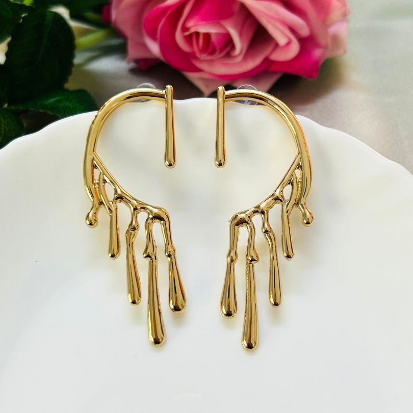Ear Cuff Golden Earrings