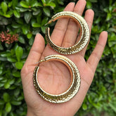 Golden Hoop Earring