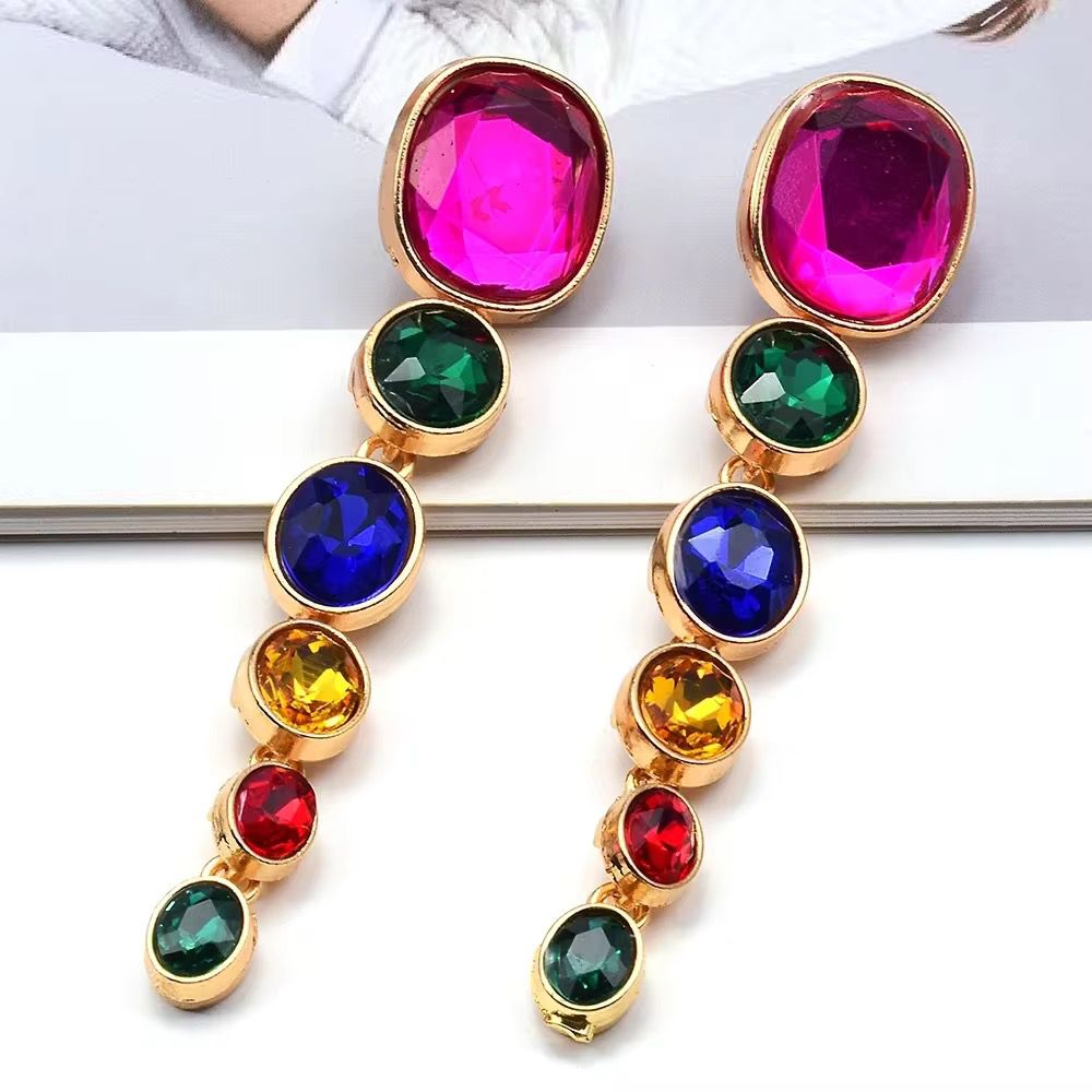 Maya Bling Blogger Crystal Statement Earrings