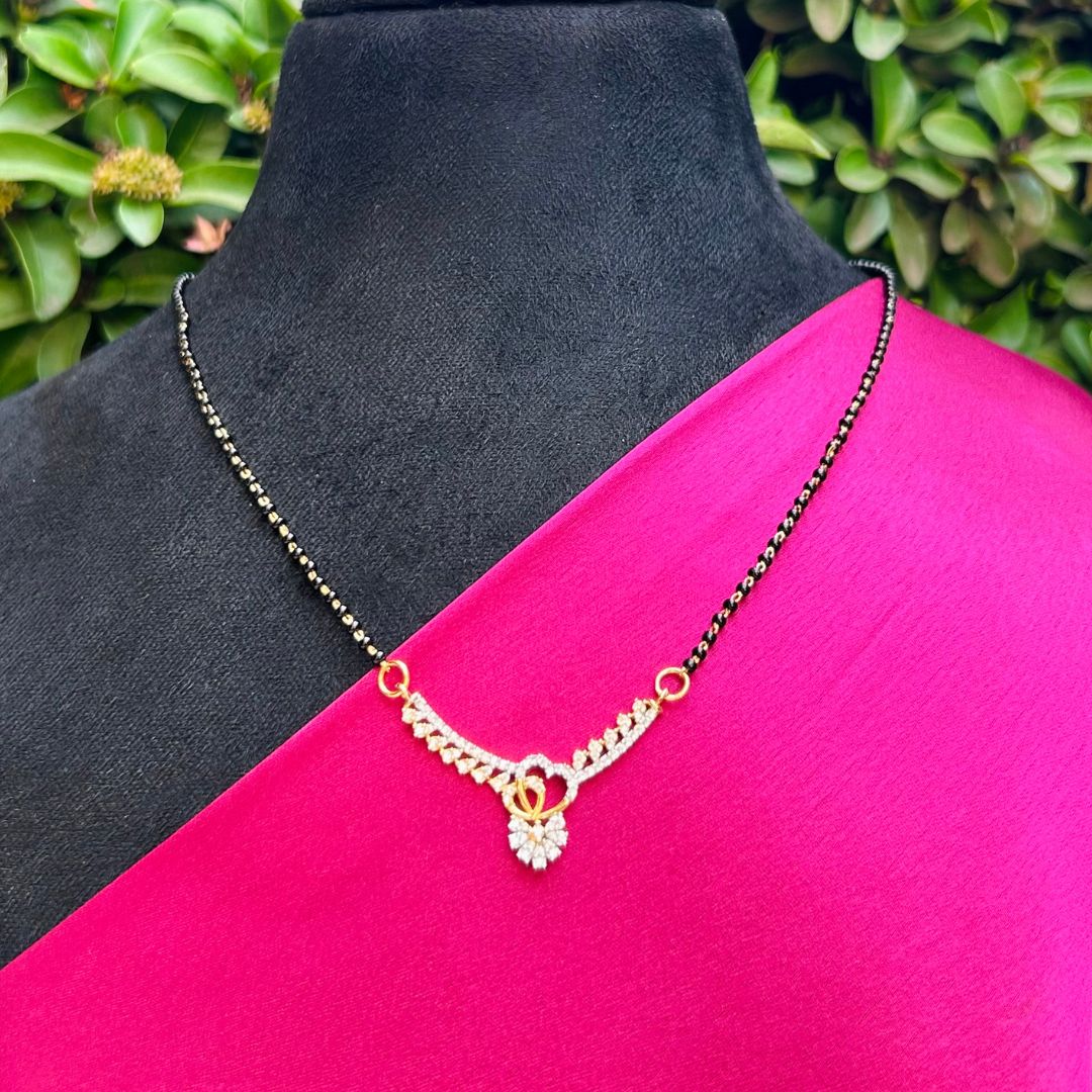Anika American Diamond Mangalsutra Set