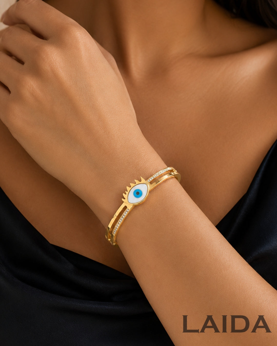 Golden Mystic Evil Eye Bracelet