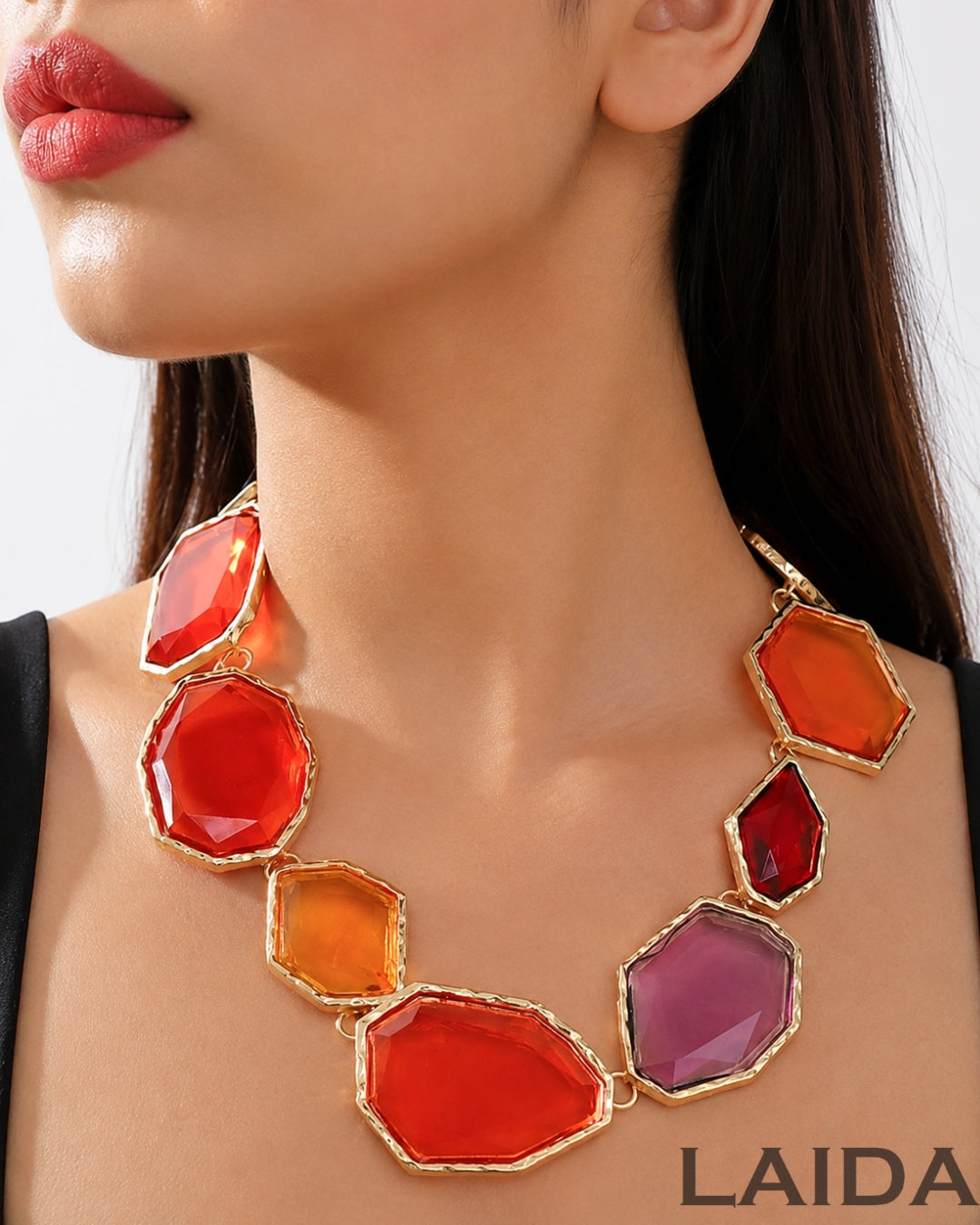 Maya Multicolor Statement Necklace