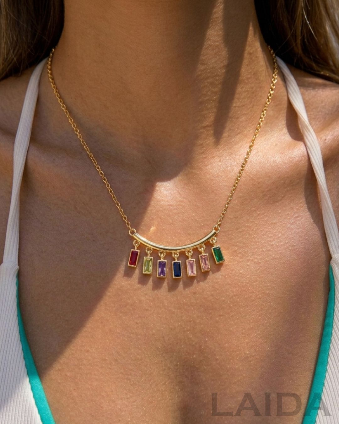 Gem Multi Colored Pendant