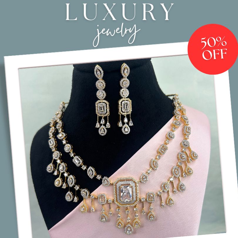 Florence American Diamond Necklace Set