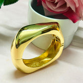 Golden Square Shiny Handcuff / Kada