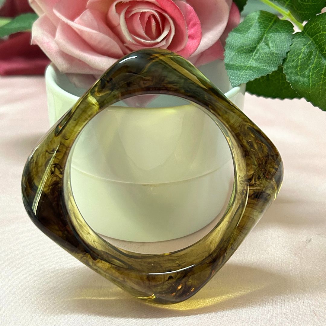 Green Resin Bracelet