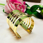 Golden Metalic Statement Handcuff