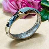 Silver Minimalist Handcuff / kada