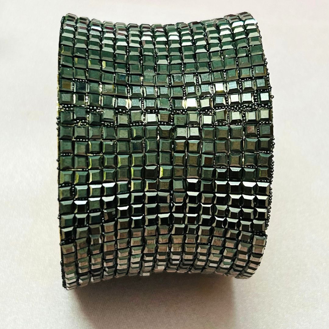 Bling Blogger Rhodium Handcuff / Kada