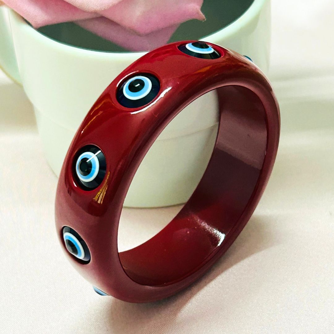 Evil Eye Resin Bracelet