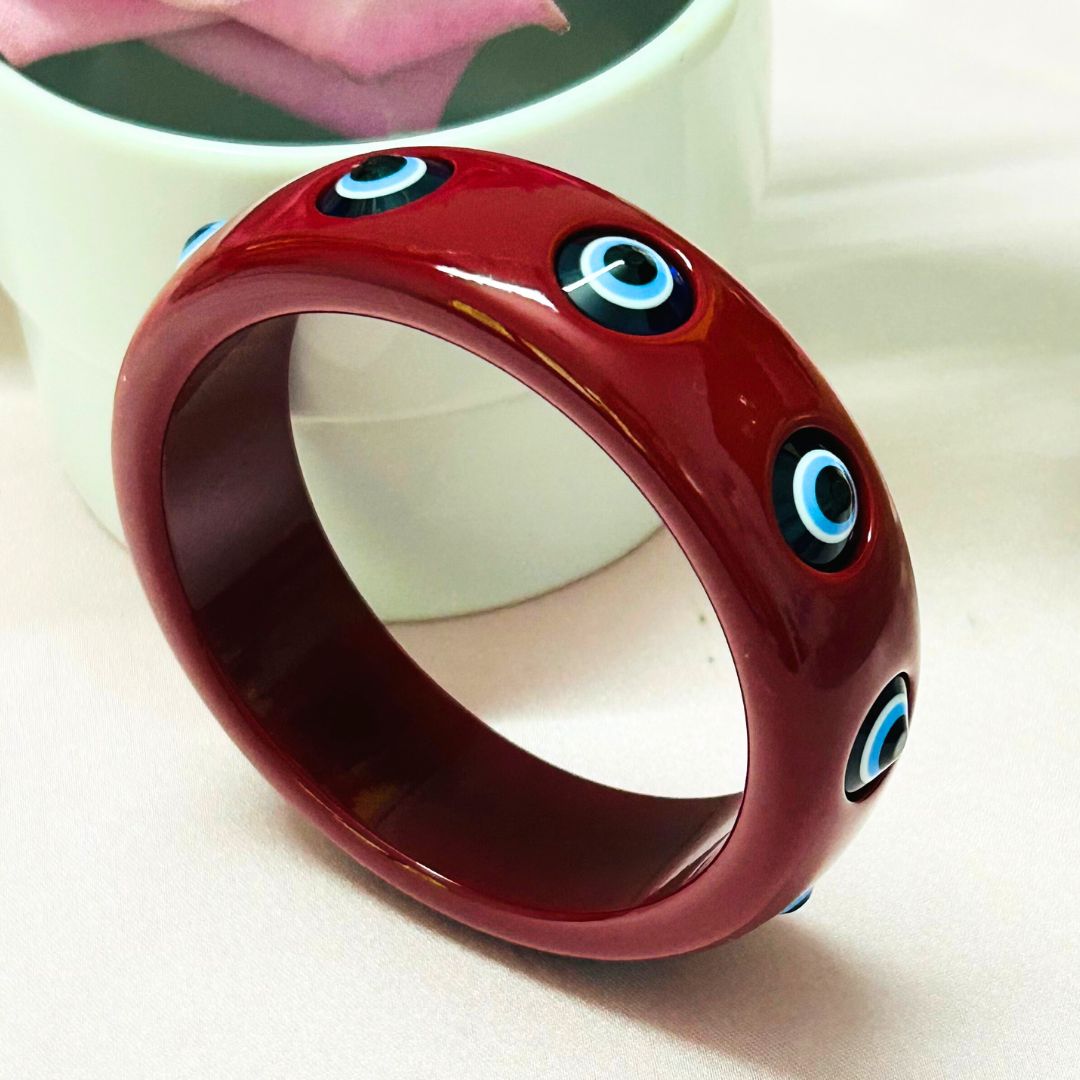 Evil Eye Resin Bracelet
