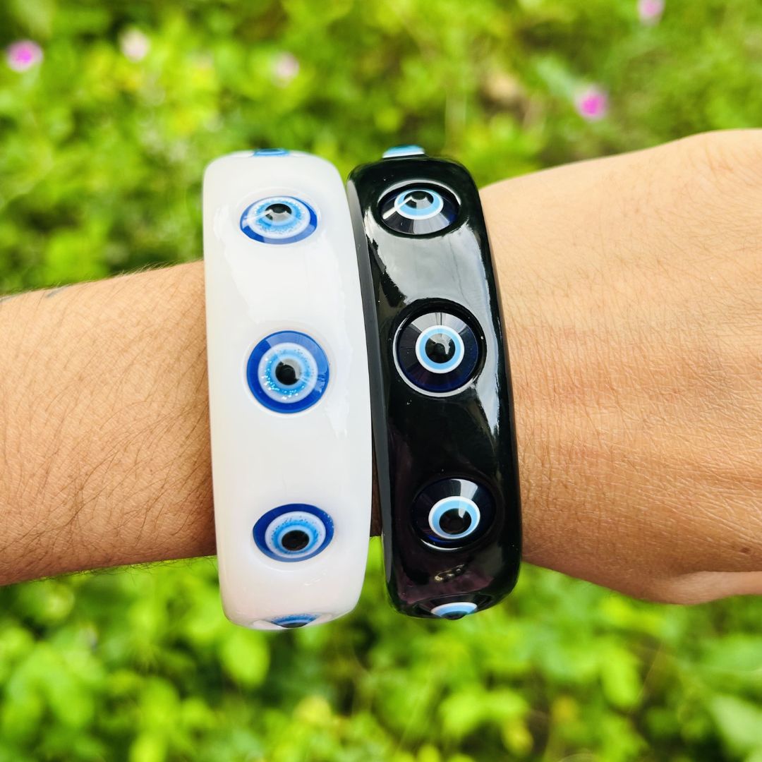 Evil Eye Resin Bracelet