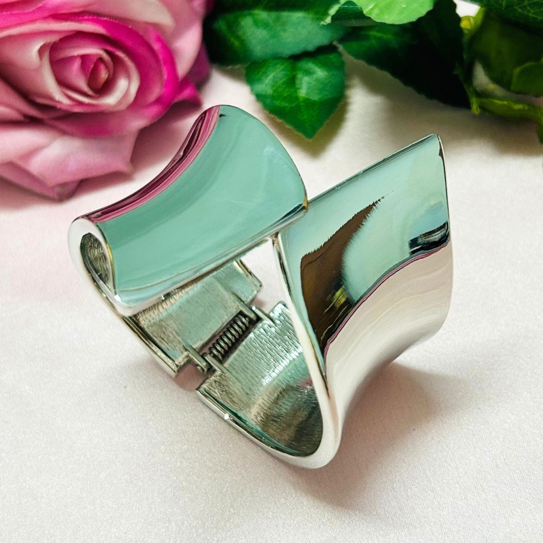 Silver Swirl Openable Kada/Cuff