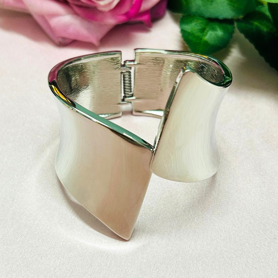 Silver Swirl Openable Kada/Cuff