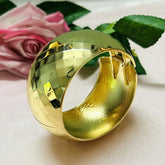 Golden Shiny Zigzag Openable Kada/Cuff
