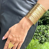 Golden Metalic Wire Handcuff