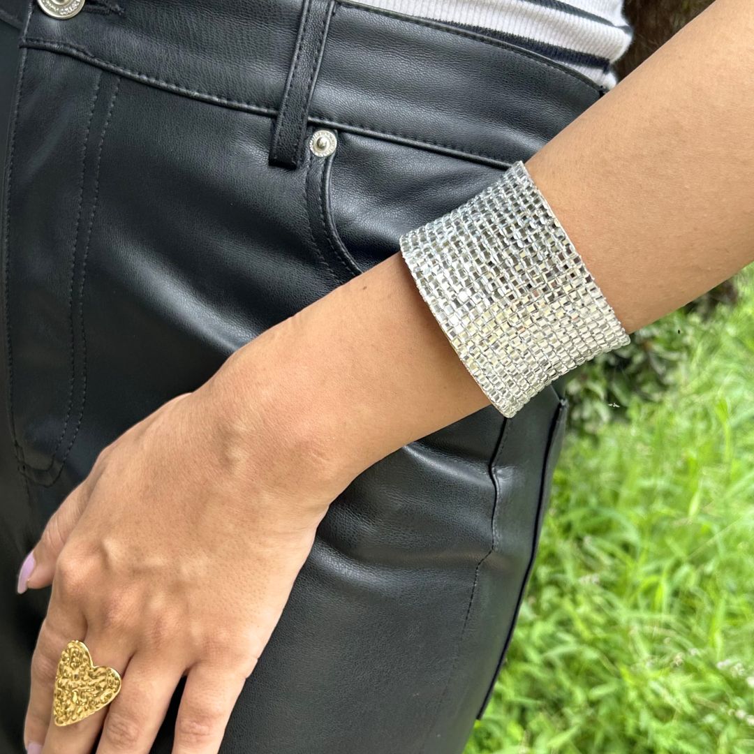 Bling Blogger Silver Handcuff
