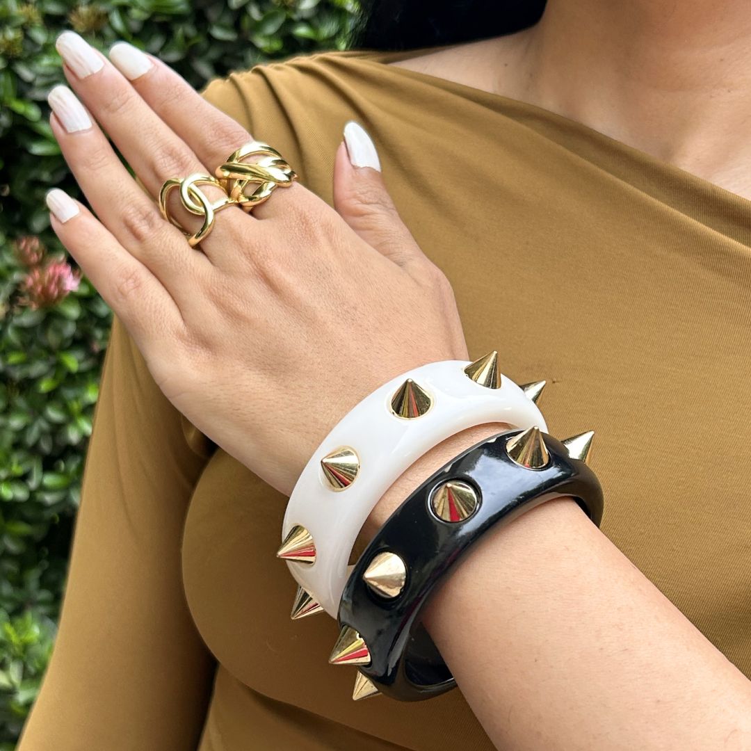 Spiked Resin Bracelet