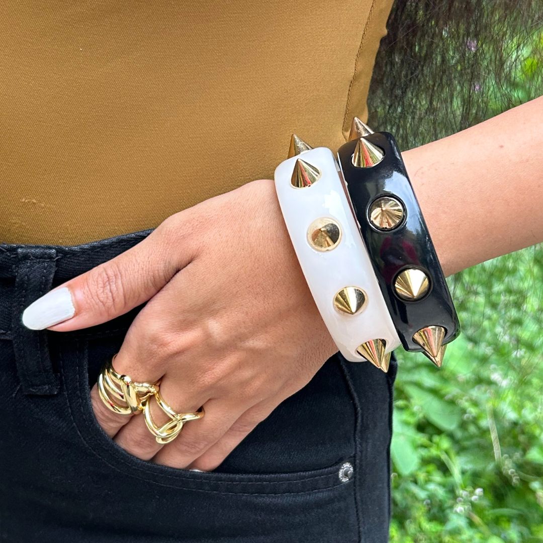 Spiked Resin Bracelet