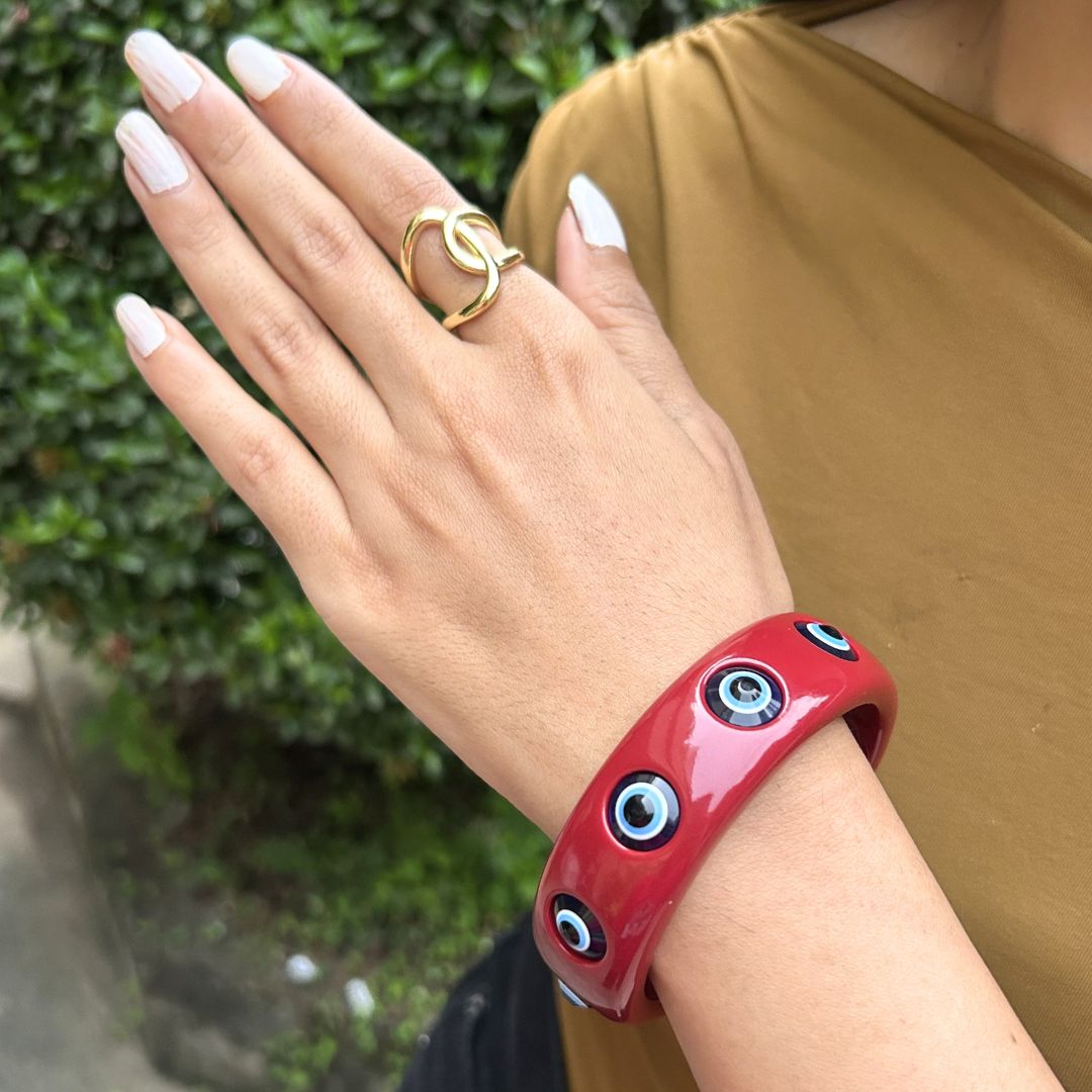 Evil Eye Resin Bracelet