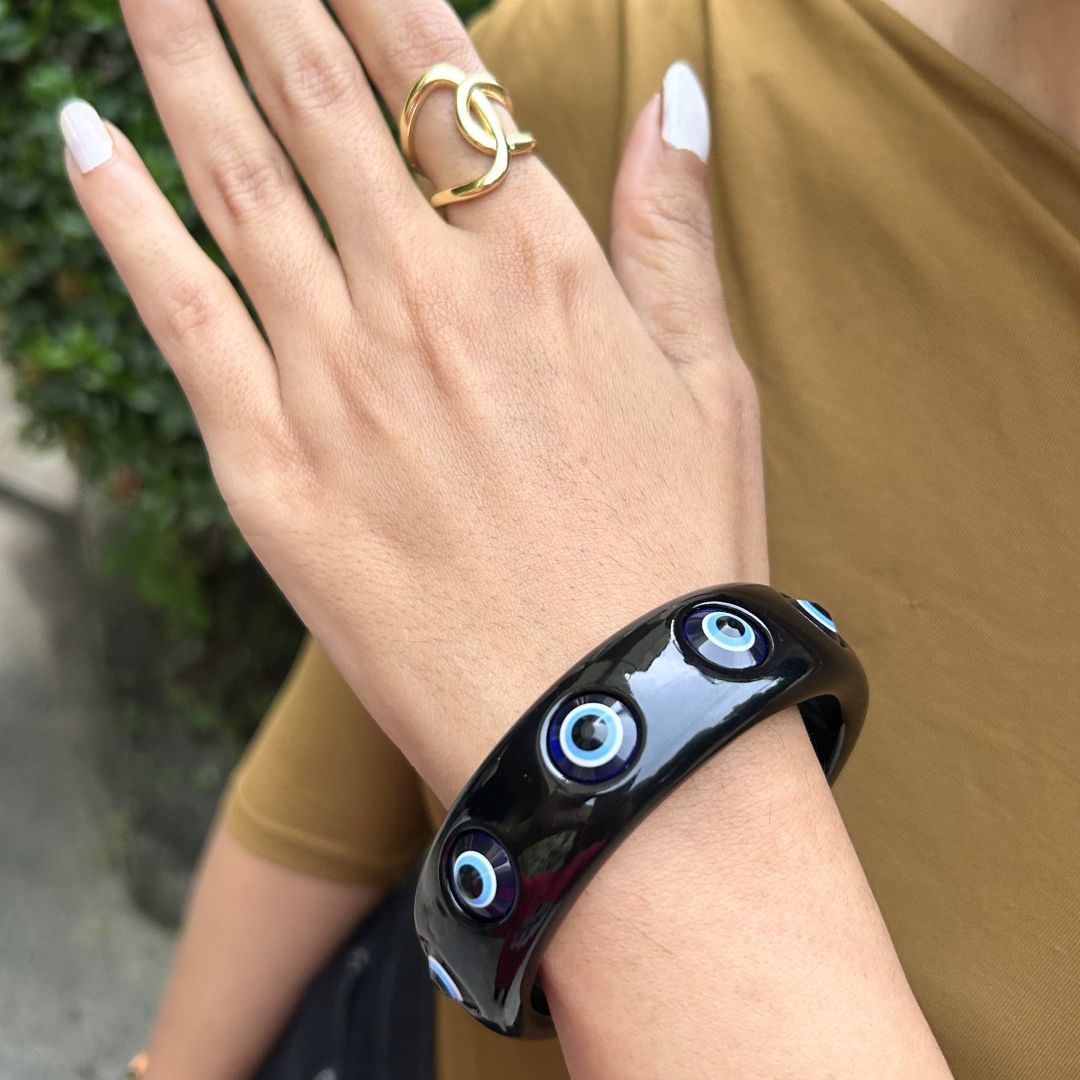 Evil Eye Resin Bracelet
