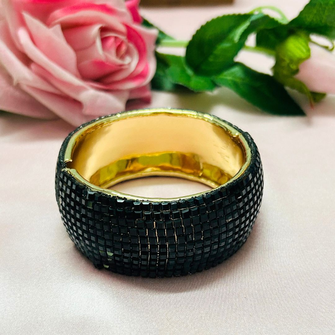 Bling Blogger Black Handcuff