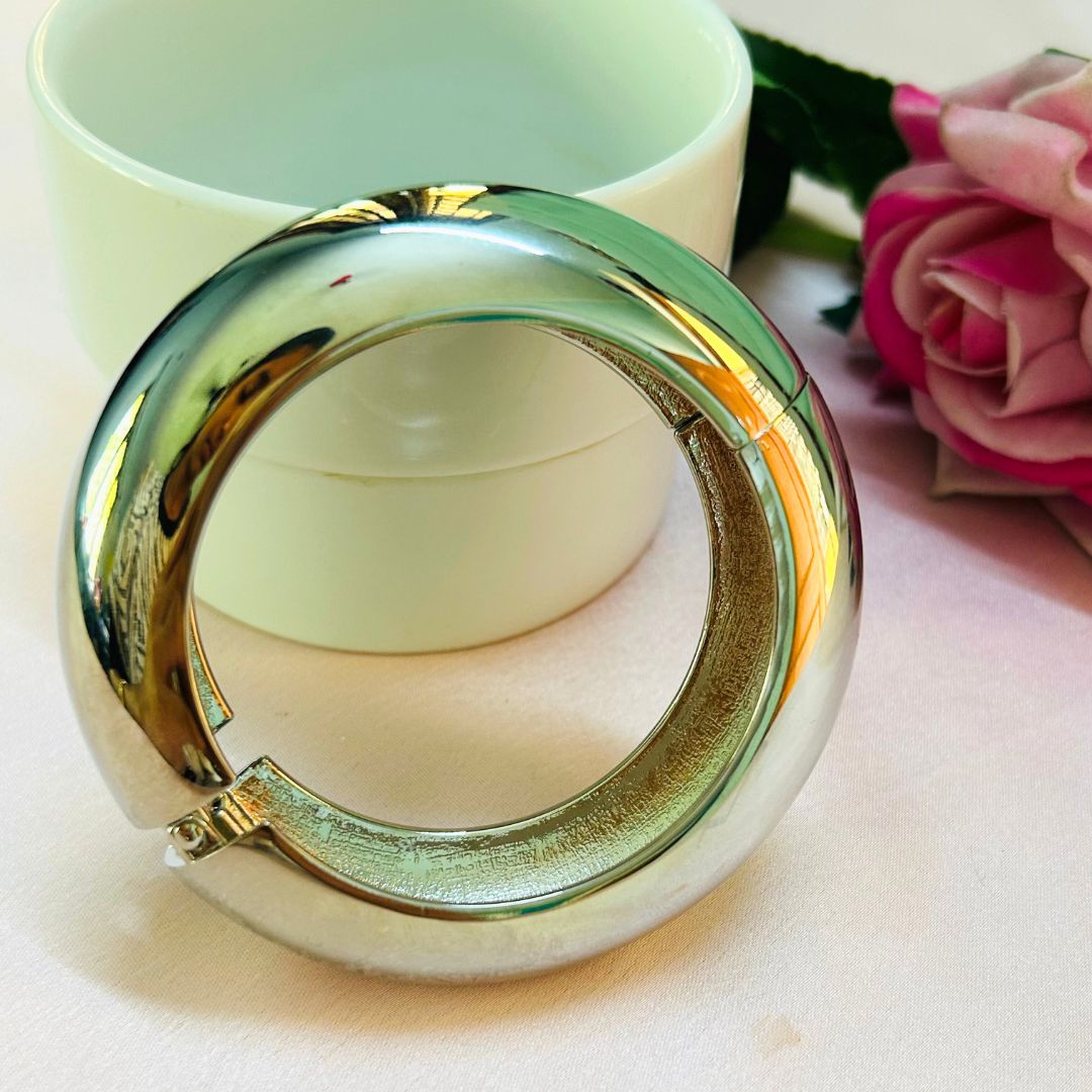 Silver Metalic Shiny Circle Kada/Handcuff