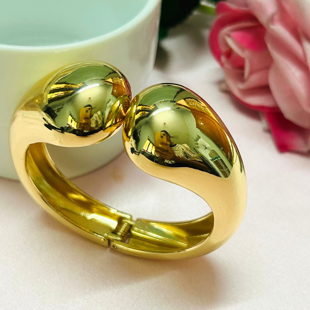 Golden Shiny Openable Kada/Handcuff