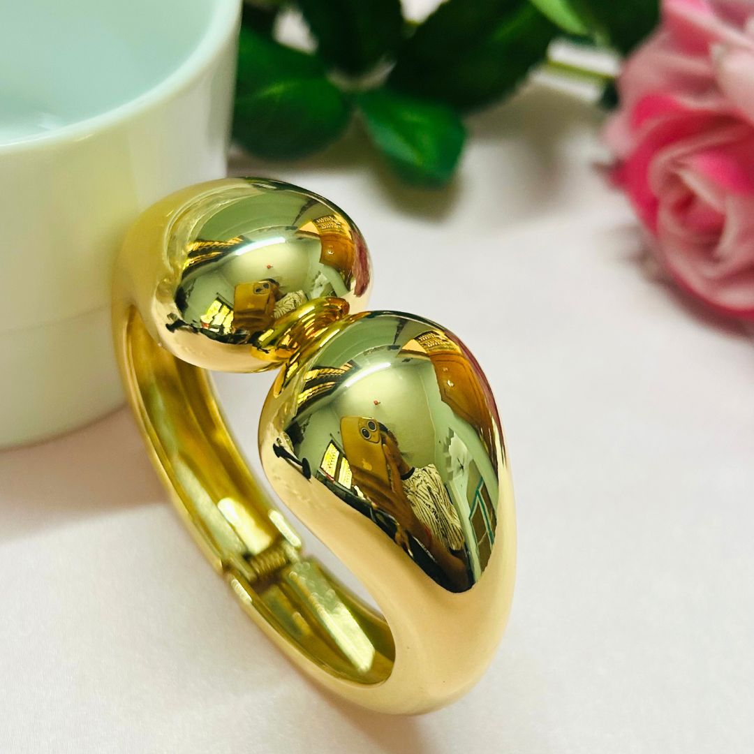 Golden Shiny Openable Kada/Handcuff