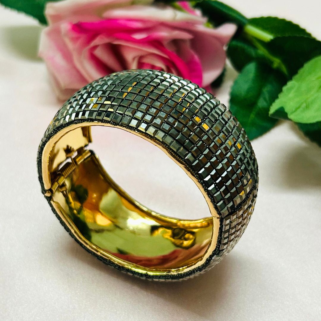 Bling Blogger Rhodium Handcuff