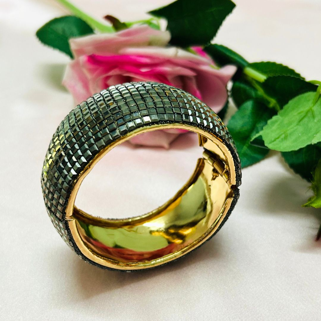 Bling Blogger Rhodium Handcuff