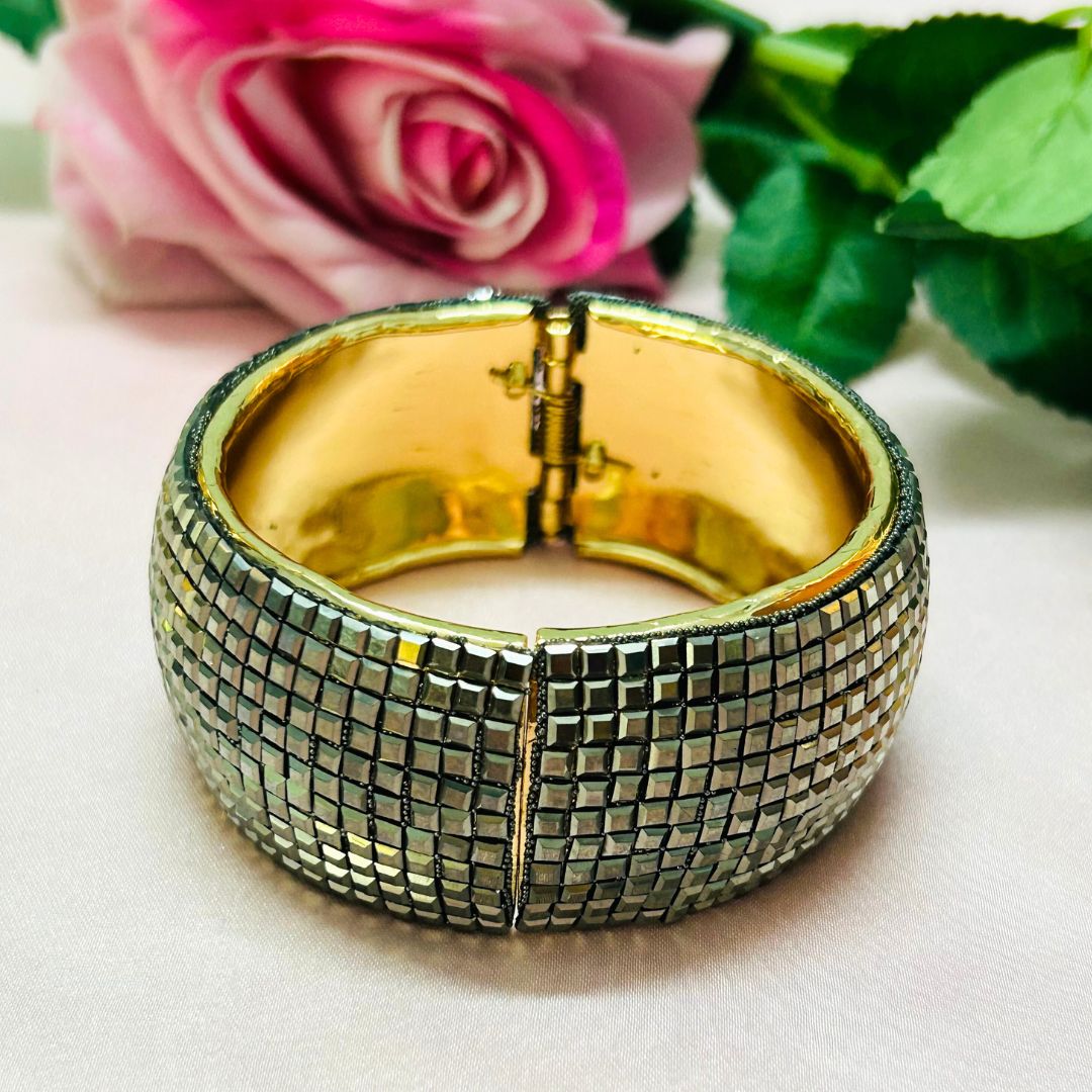 Bling Blogger Rhodium Handcuff