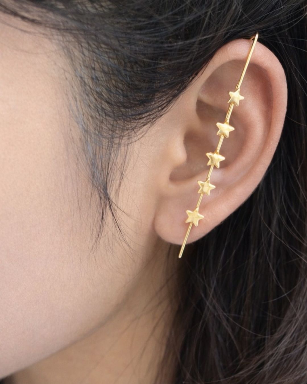 Golden Star Ear Cuff