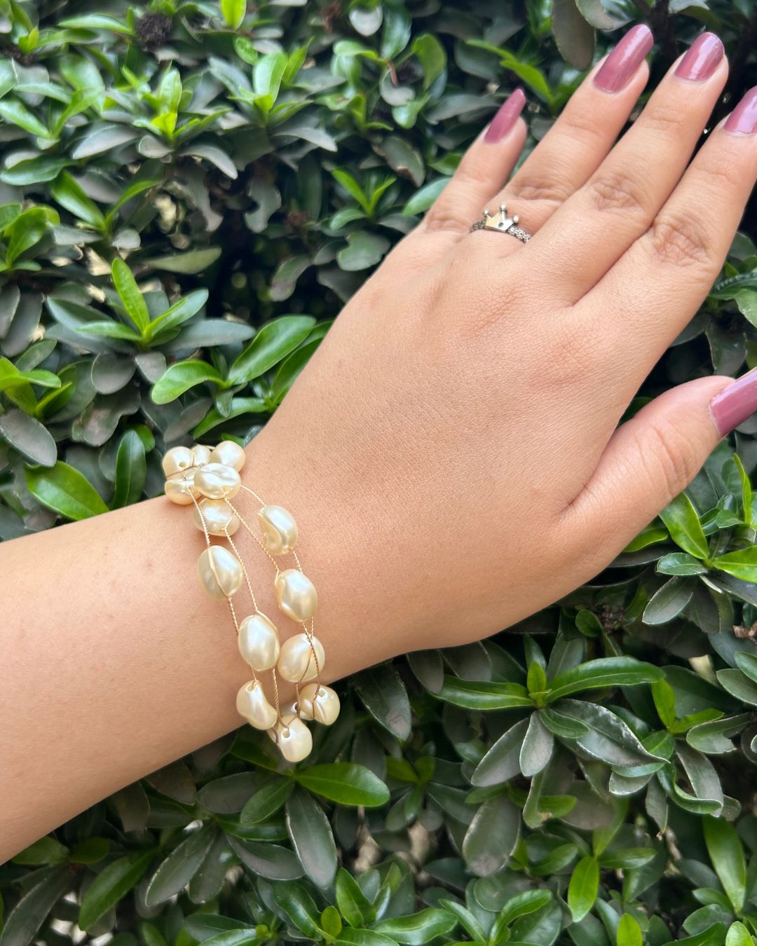 White Pearl Bracelet