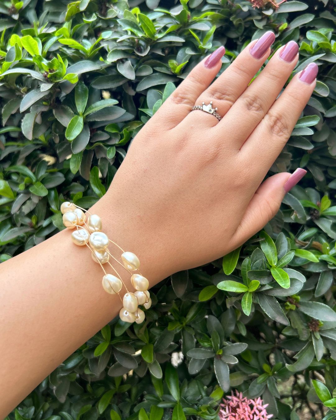 White Pearl Bracelet