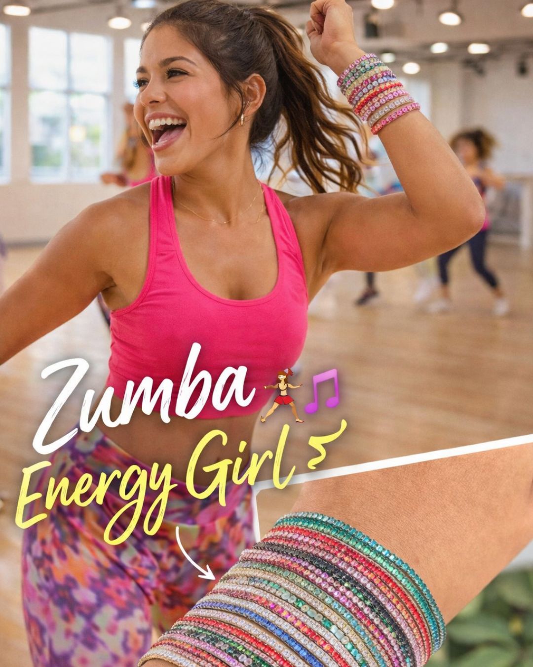 Zumba Energy Girl - Stretchable Bracelet - Pack of 24