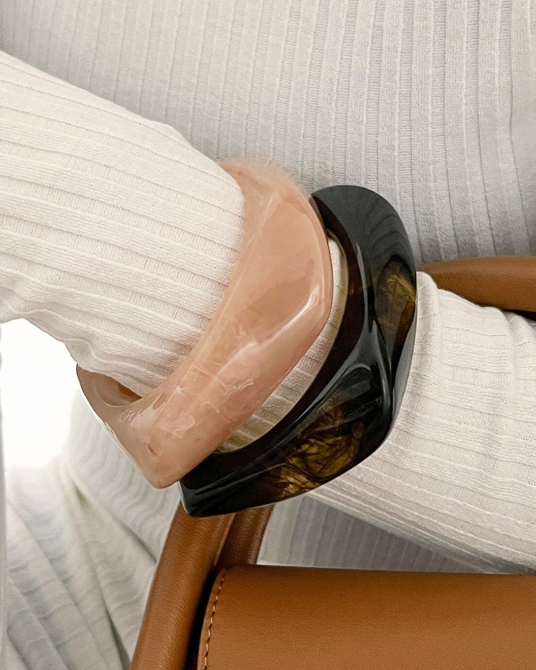 Green Resin Bracelet