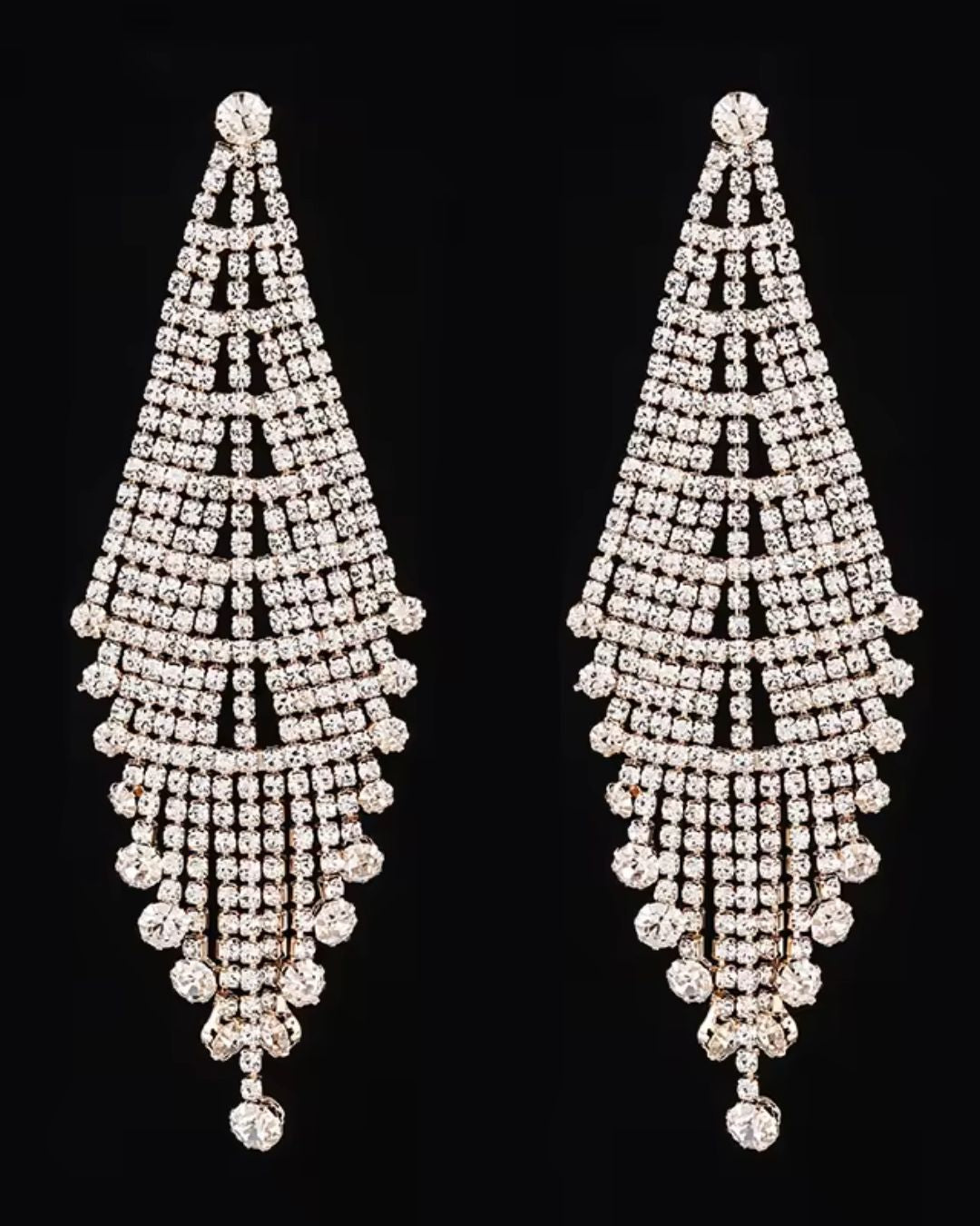 Cady Golden Party Earrings