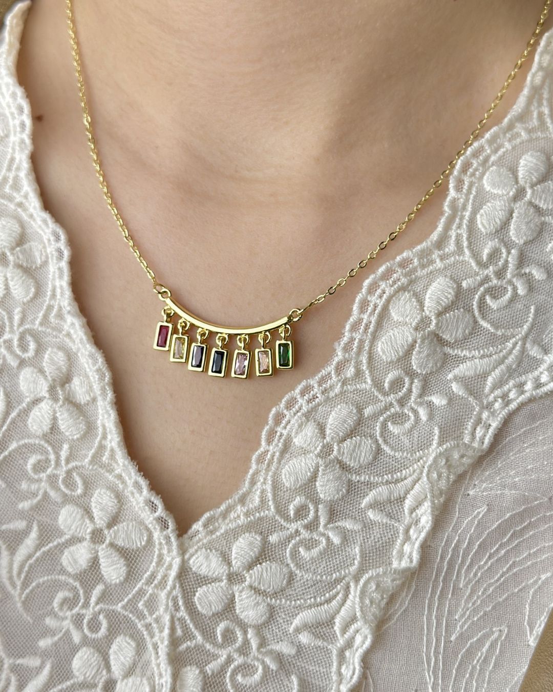 Gem Multi Colored Pendant