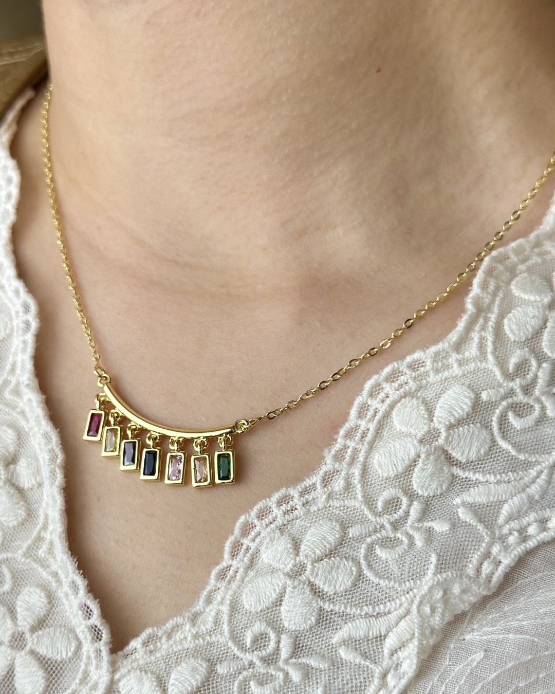 Gem Multi Colored Pendant