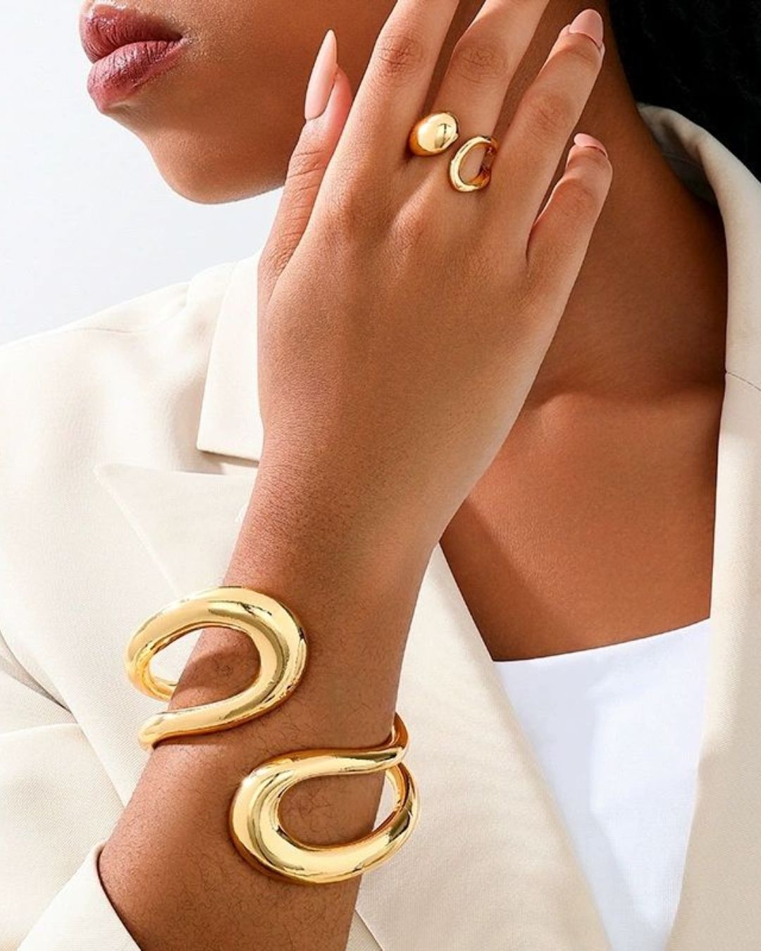 Spiral Golden Bracelet