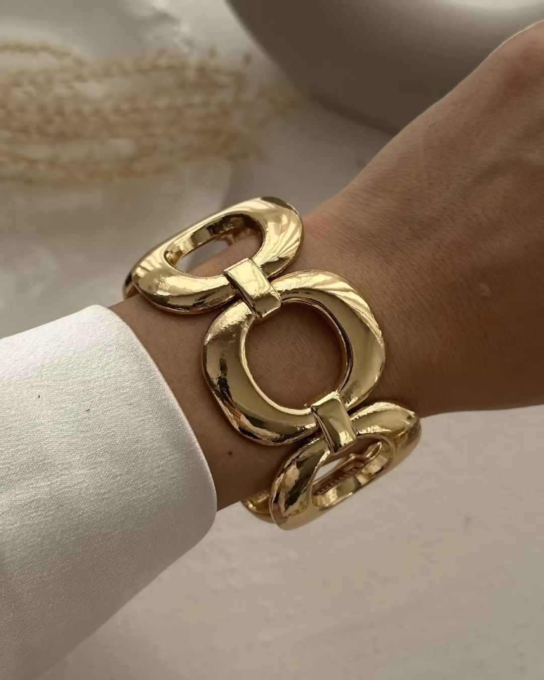 Golden Loop Shiny Handcuff / Kada