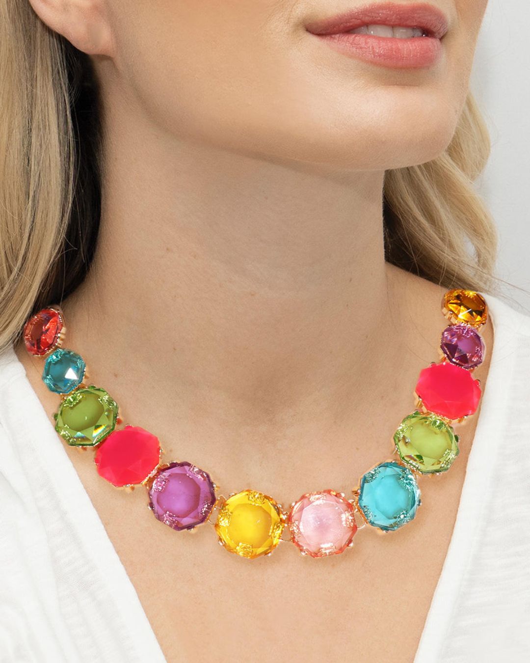 Mais Multicolor Statement Necklace