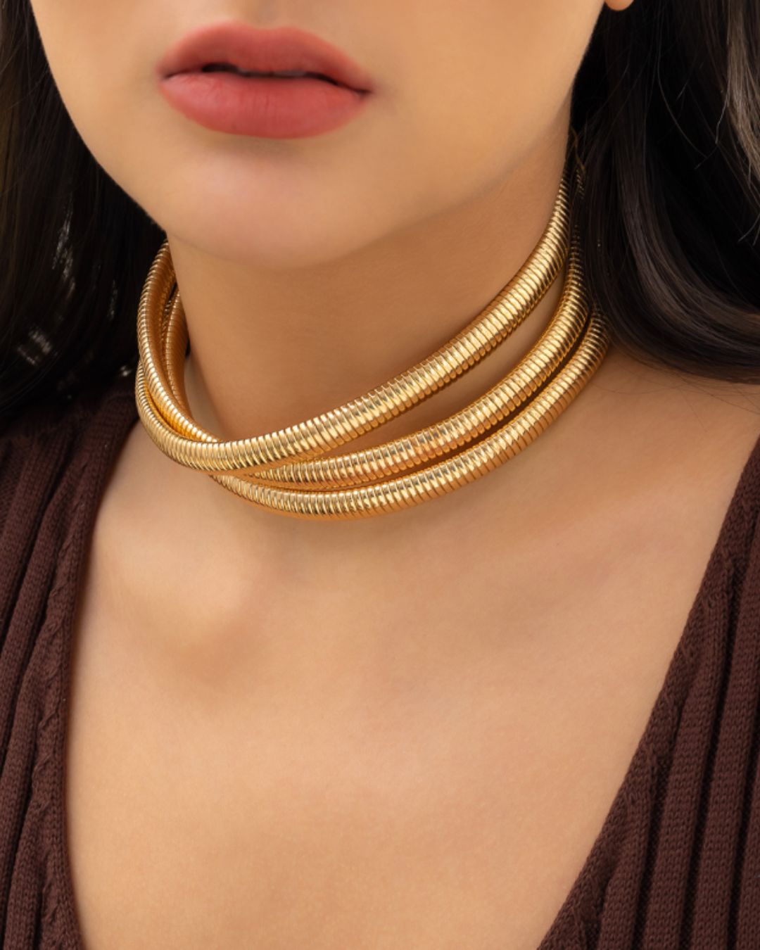 Gold Twisted Choker
