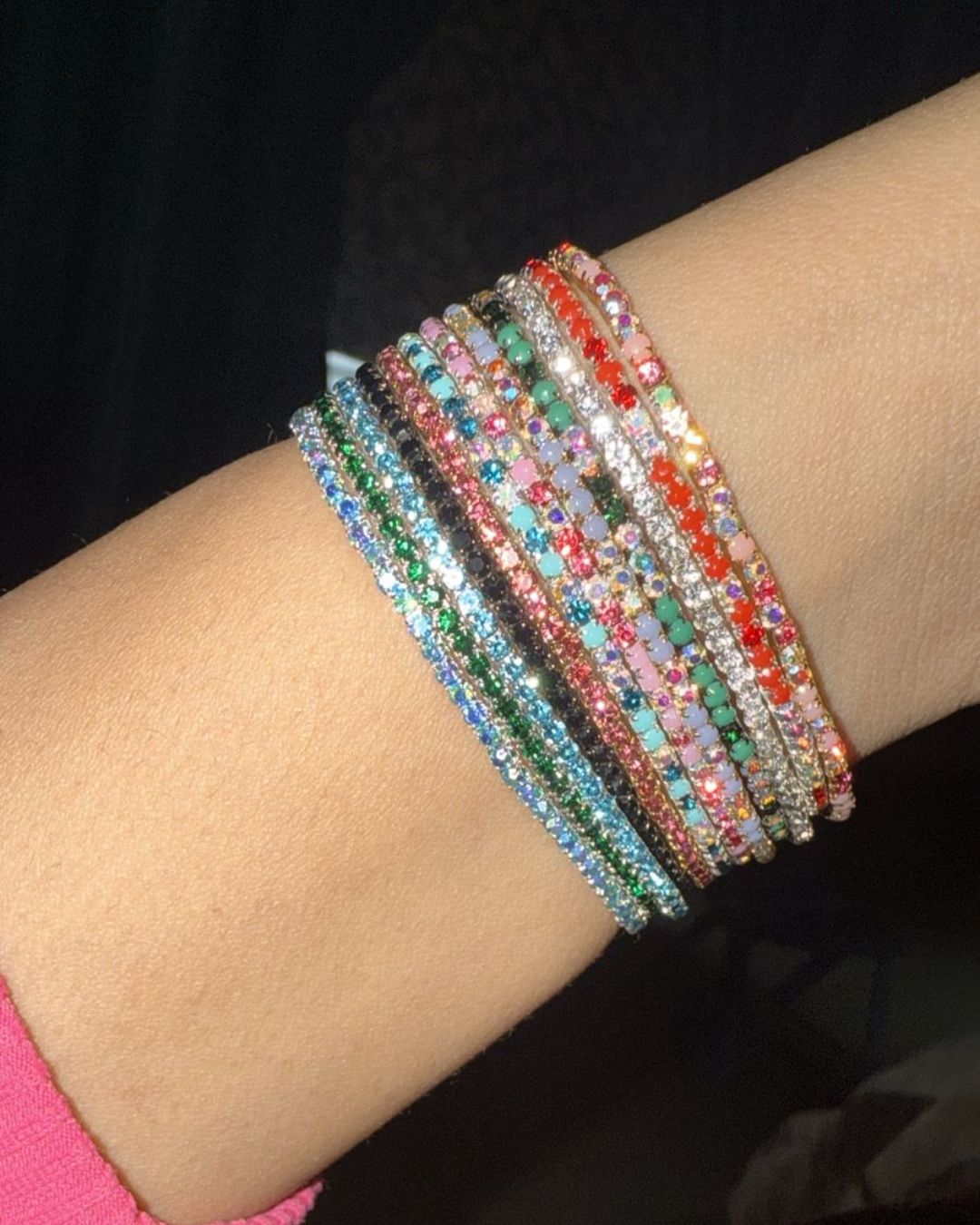 Stretchable Everyday Office Hues Bracelet - Pack of 24