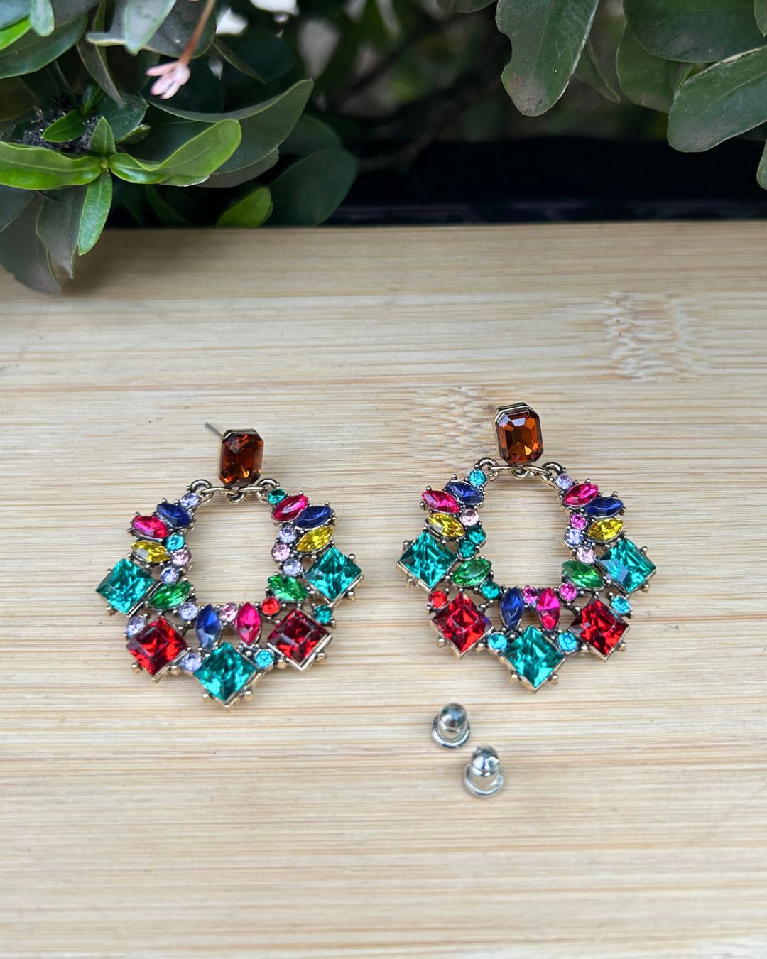 Multi Sparkle Drop Earrings