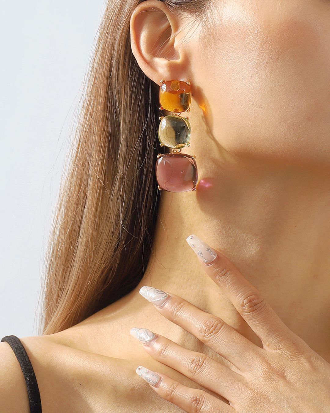 Maya Multicolor Statement Earrings